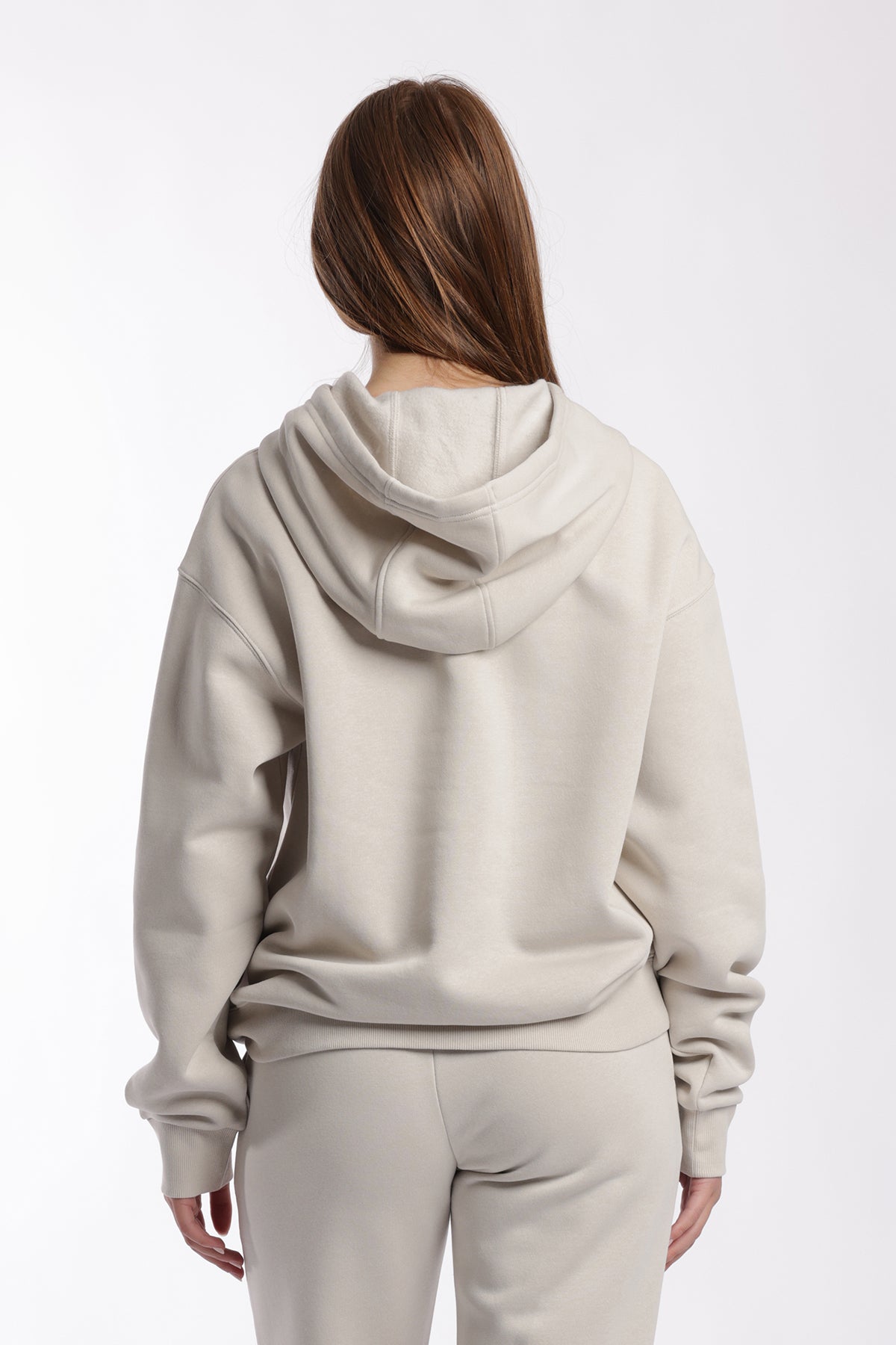 Chlo Relaxed Fit Hoodie in Bone