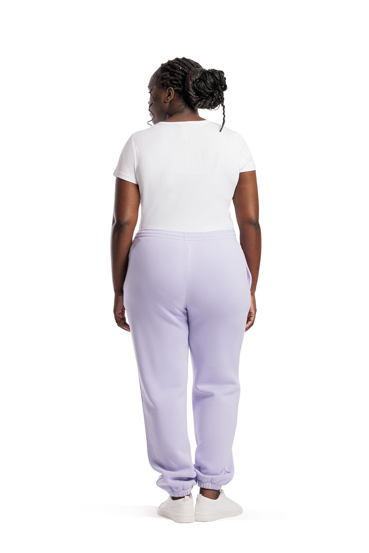 Nova premium fleece relaxed joggers in lavender