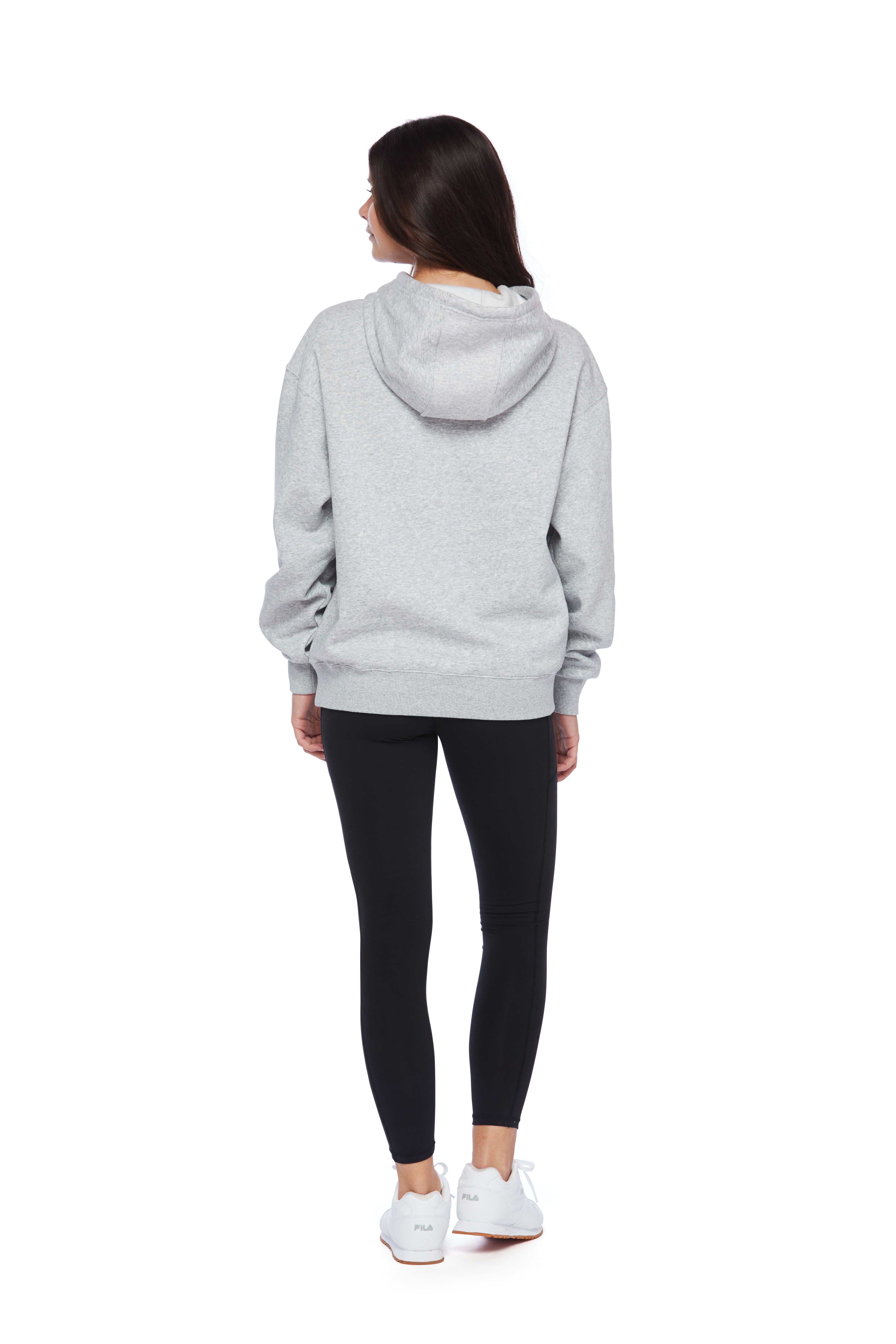 Cheeky relaxed hoodie in classic grey