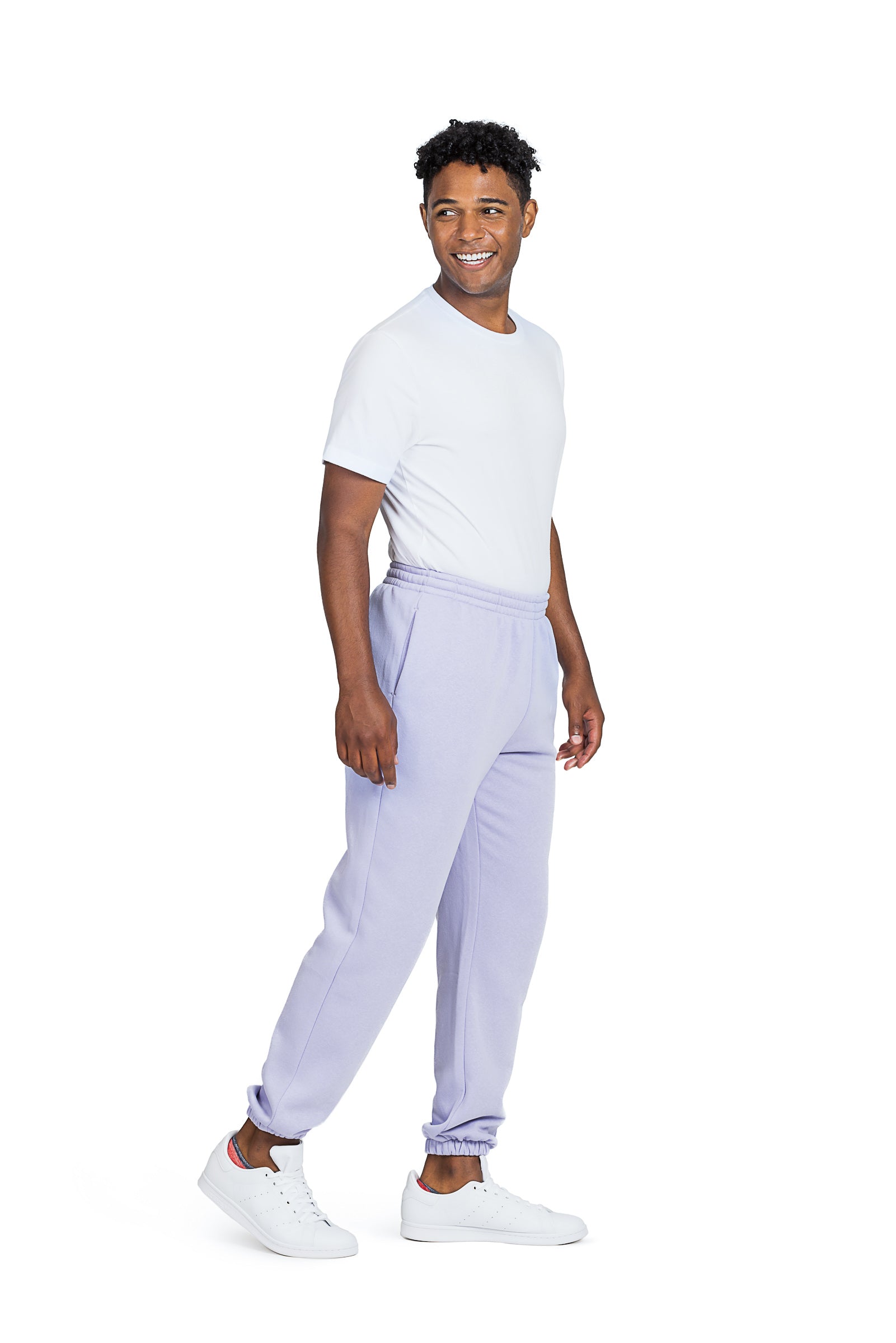 Mens white fleece discount sweatpants