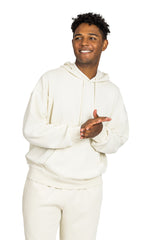 Men’s Premium Fleece Relaxed Sweatsuit Set in Vintage Bone