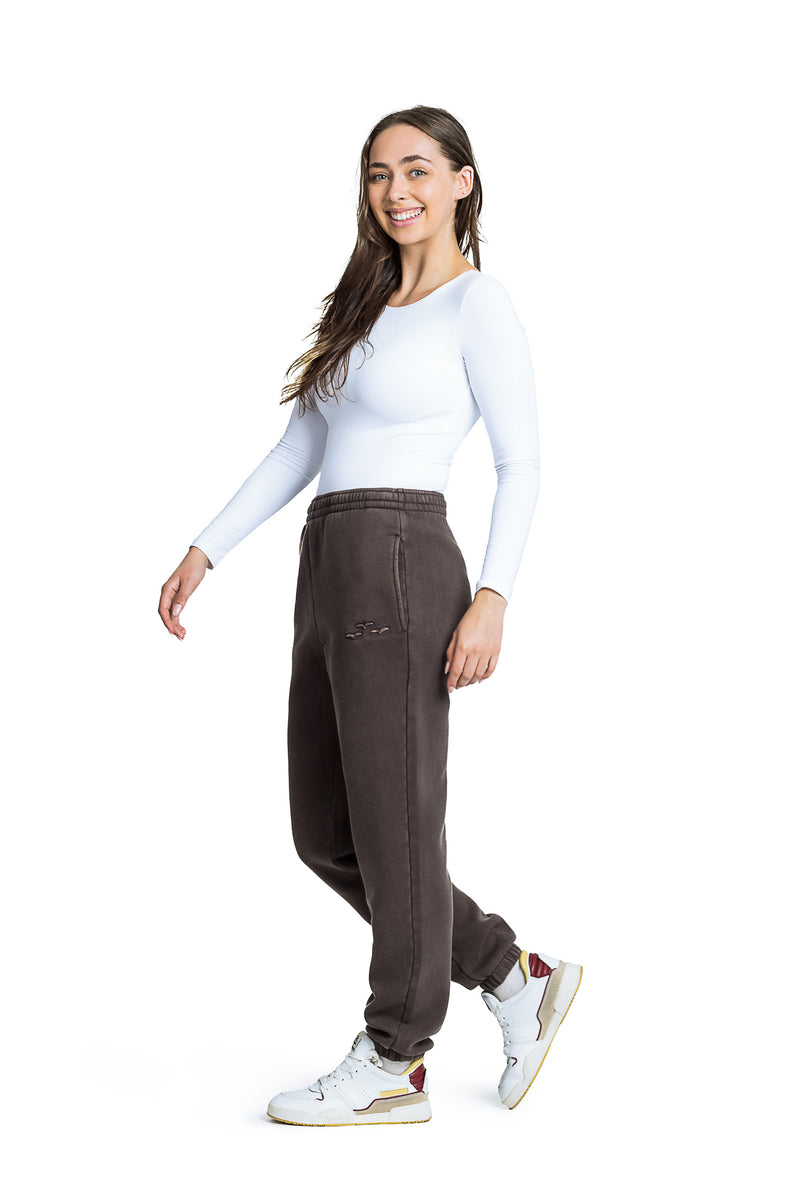Pantalon de survêtement décontracté Nova premium en polaire olive