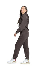 Nova & Chlo sweatsuit set in Vintage Espresso