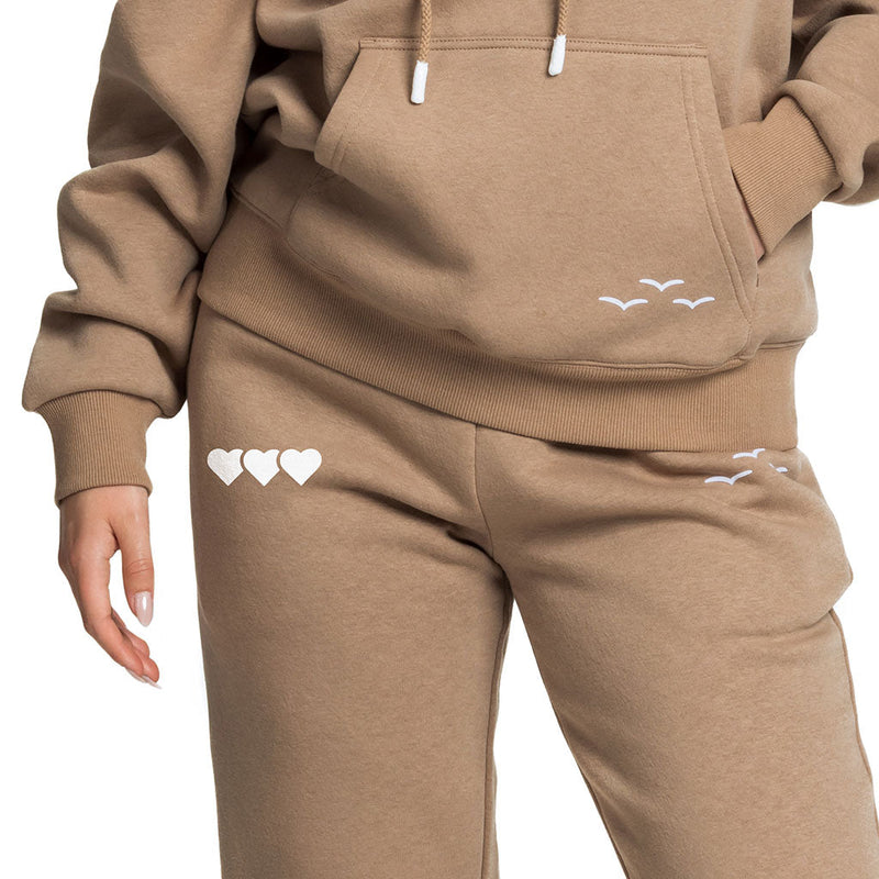 Nova heart sweatpants in black | sweatpants | Lazypants