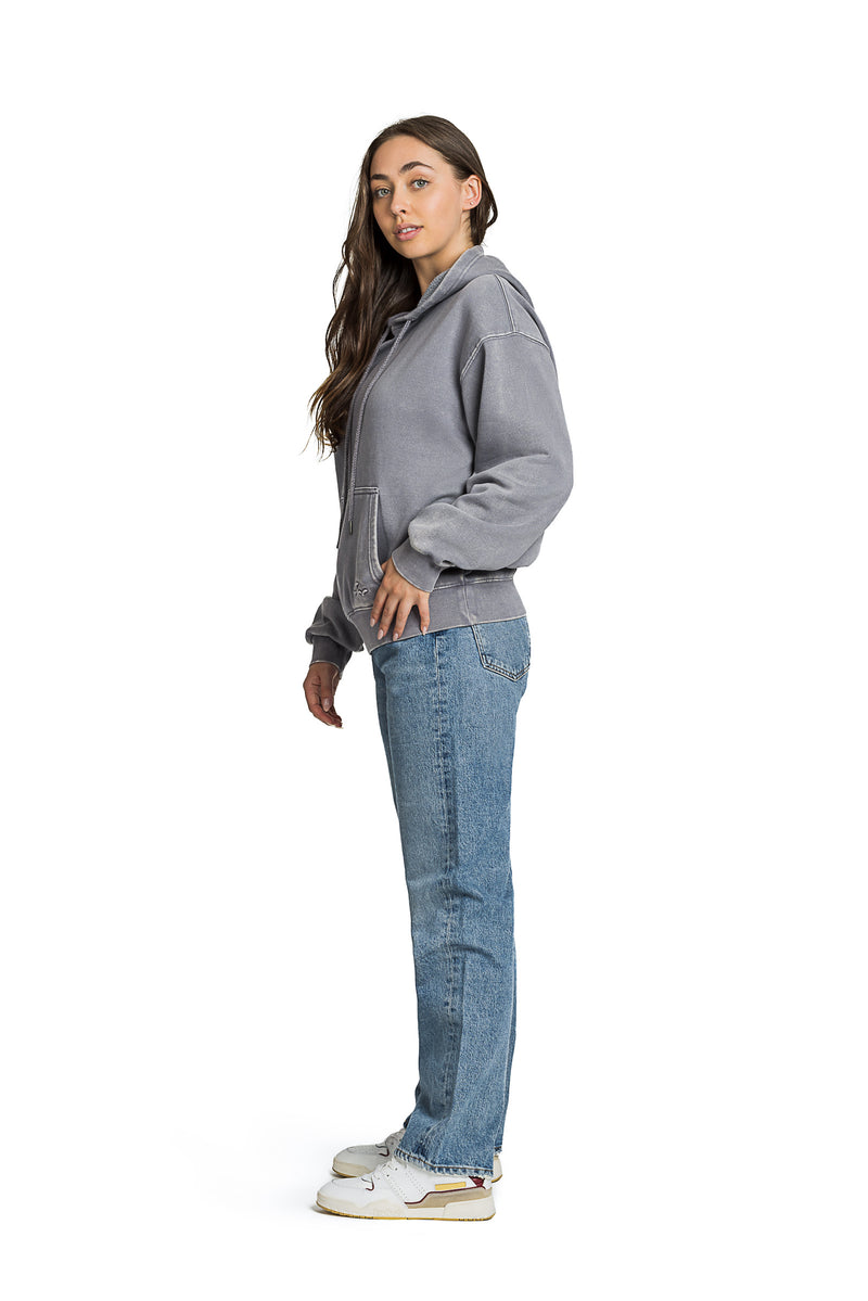 Sweat à capuche coupe décontractée Chlo en noir