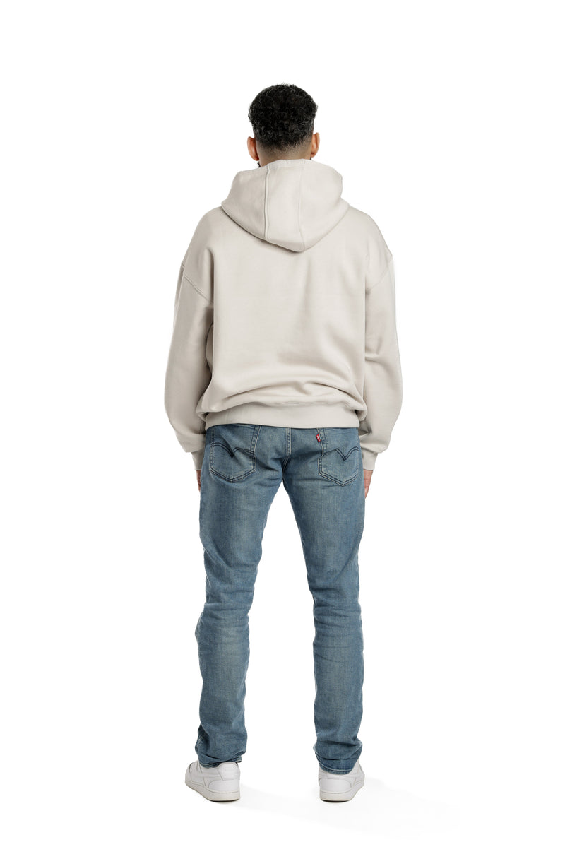Men's hoodie in bone