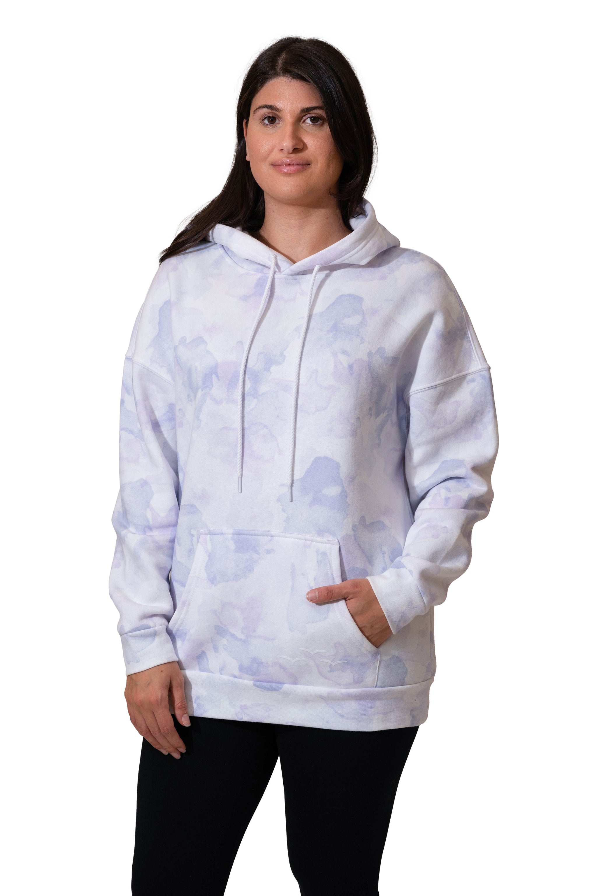 The Cooper Hoodie In Blue Sponge