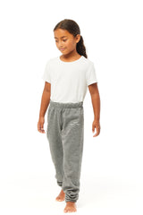 Niki kids fleece sweatpants in granite