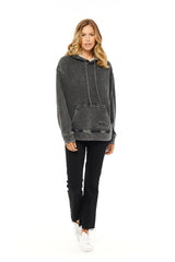 Chlo Ultra-Soft relaxed fit hoodie in vintage black