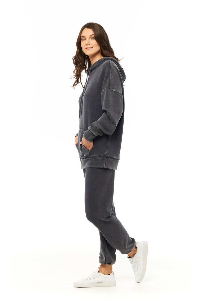 Niki + Cooper Exclusive Ultra-Soft Sweatsuit Set In Vintage Navy
