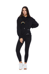 Chloe Earth Day Hoodie in Black from Lazypants - always a great buy at a reasonable price.