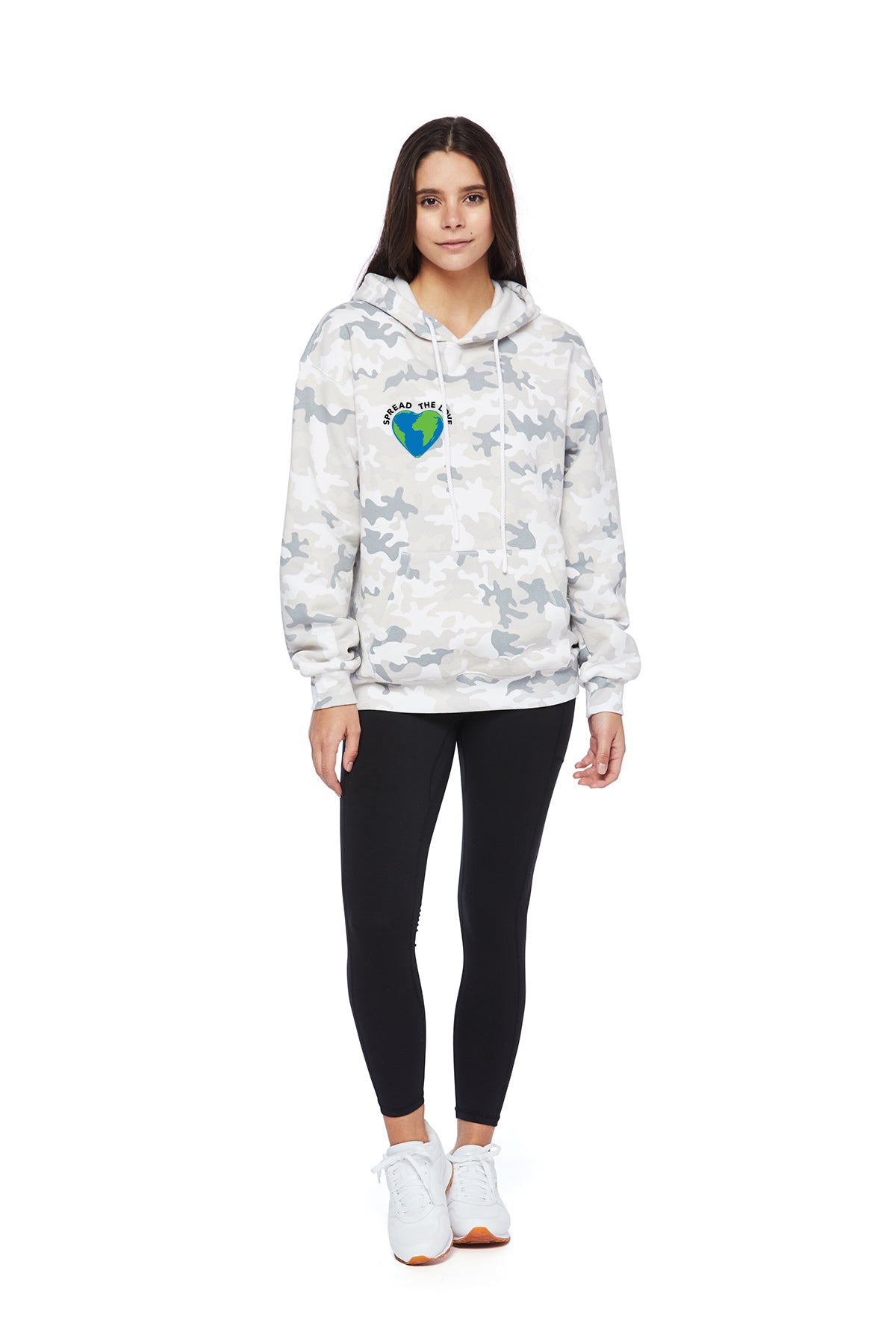 Chloe Earth Day Hoodie in White Camo from Lazypants - always a great buy at a reasonable price.