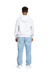 Men's hoodie in winter white camo