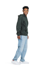 Men's Relaxed Fit Hoodie in Vintage Midnight Green