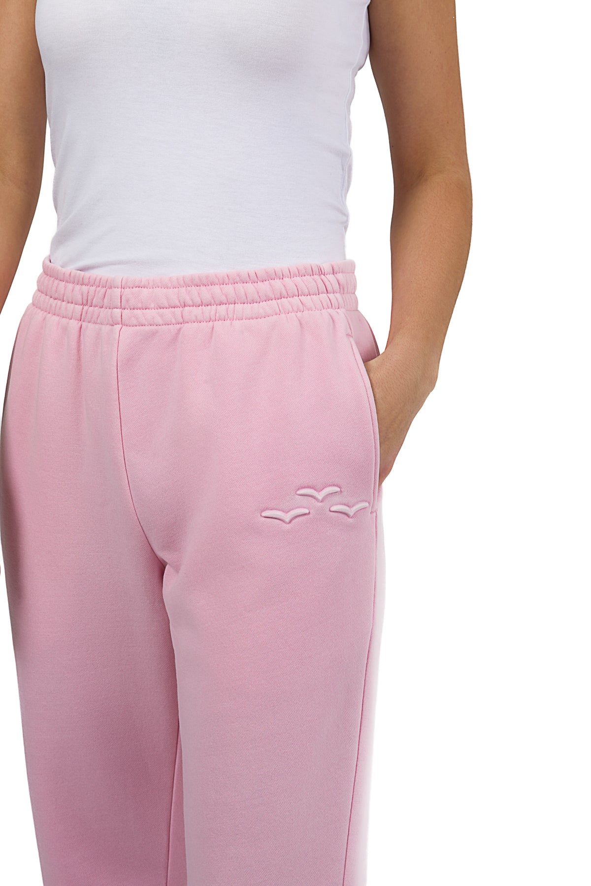 PP001 - Classic Fleece Pocket Sweatpants - Pink
