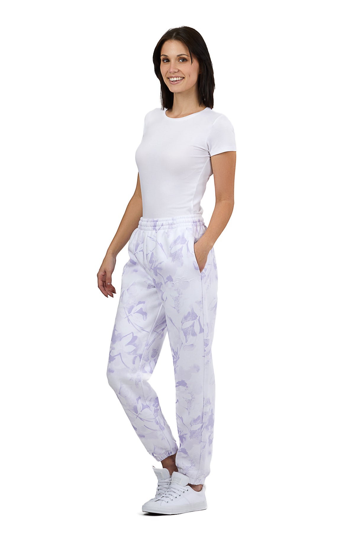 Floral sweatpants outlet