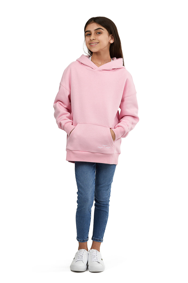 Sweat à capuche Cooper rose pétale pour enfant