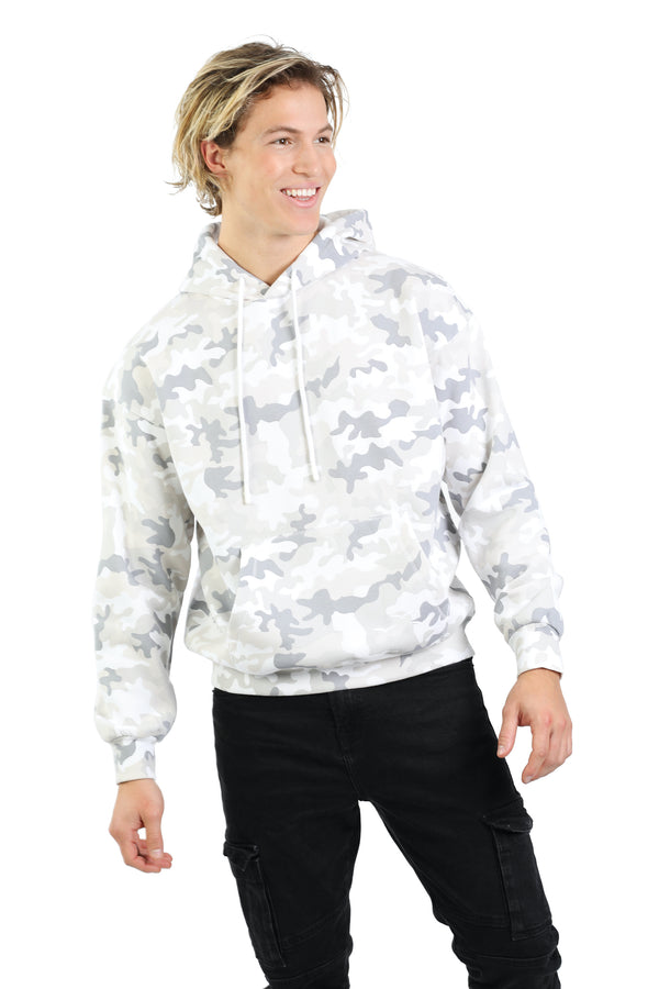 Men's hoodie in white camo from Lazypants - always a great buy at a reasonable price.