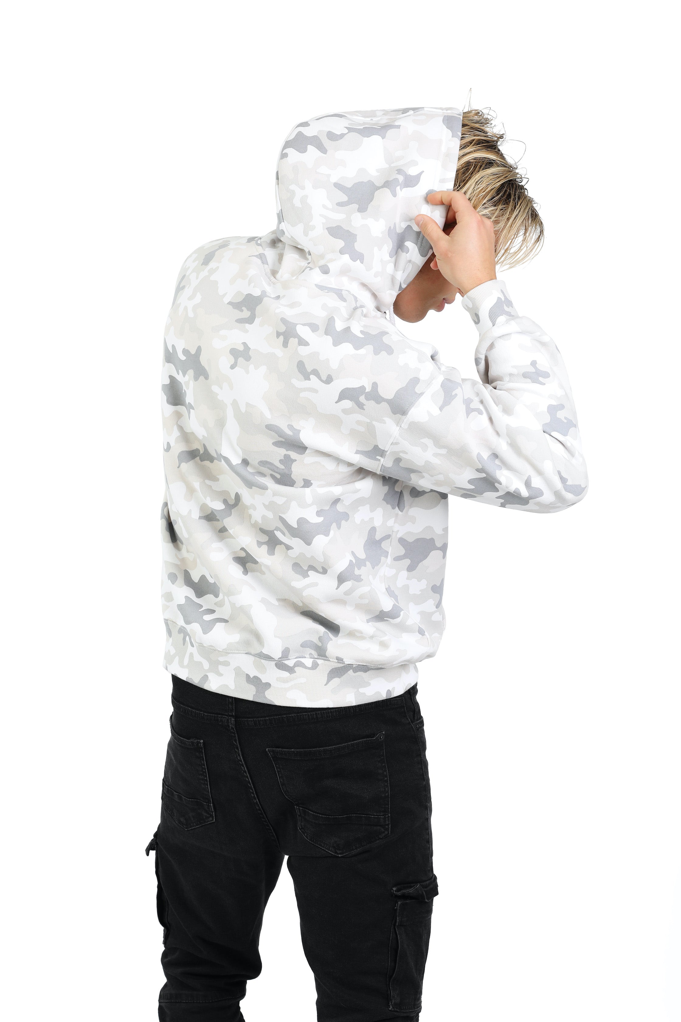 Mens white camo outlet sweatshirt