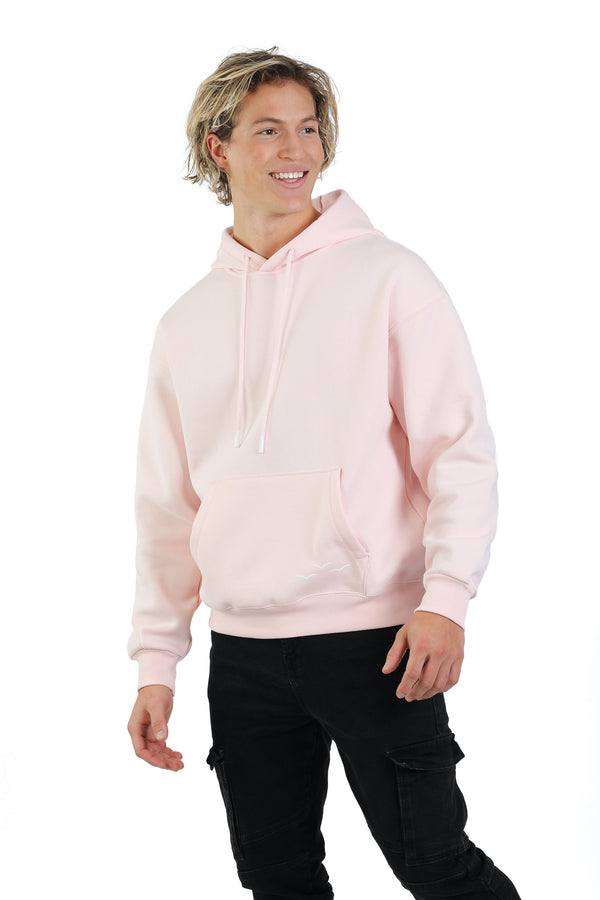 Men's hoodie in Petal pink from Lazypants - always a great buy at a reasonable price.
