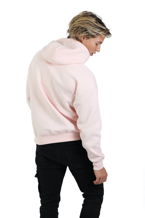 Men's hoodie in Petal pink from Lazypants - always a great buy at a reasonable price.