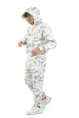 Men's sweatsuit set in white camo from Lazypants - always a great buy at a reasonable price.