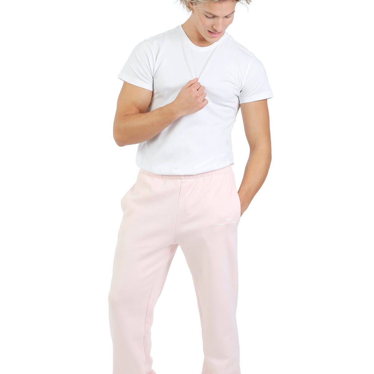Men's premium fleece relaxed sweatpants in Lavender