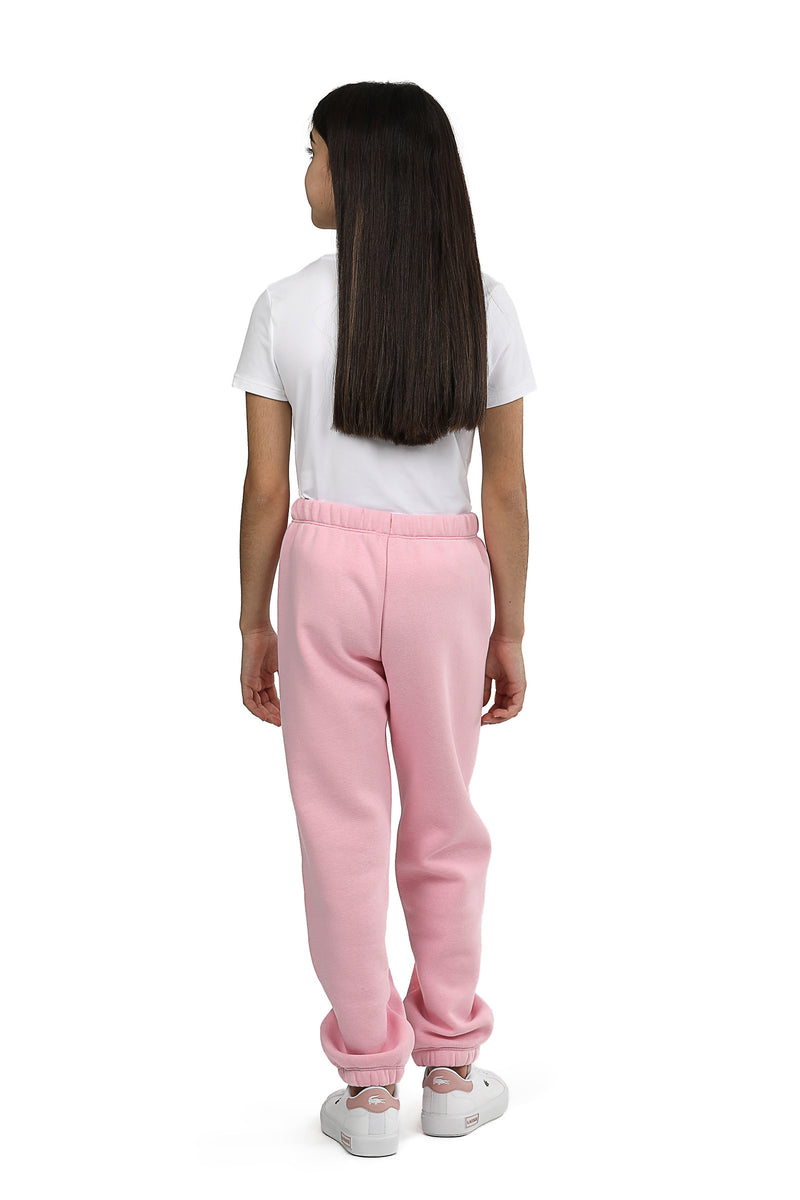 Niki kids fleece sweatpants in bubble gum pink