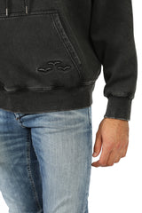Men’s Premium Fleece relaxed hoodie in vintage black