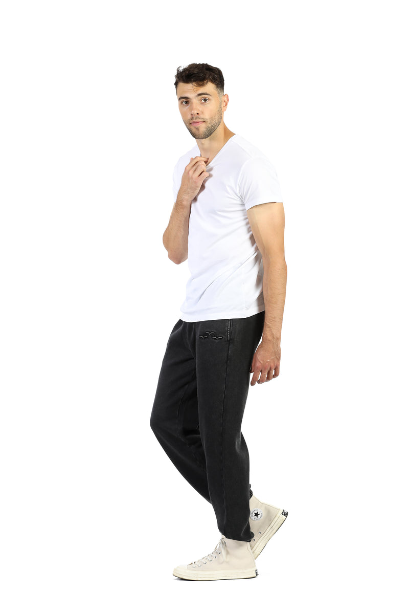 Men’s Premium Fleece relaxed Sweatpants In vintage black