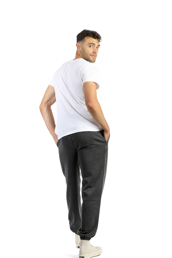 Men Exclusive Ultra-Soft sweatpants in vintage black