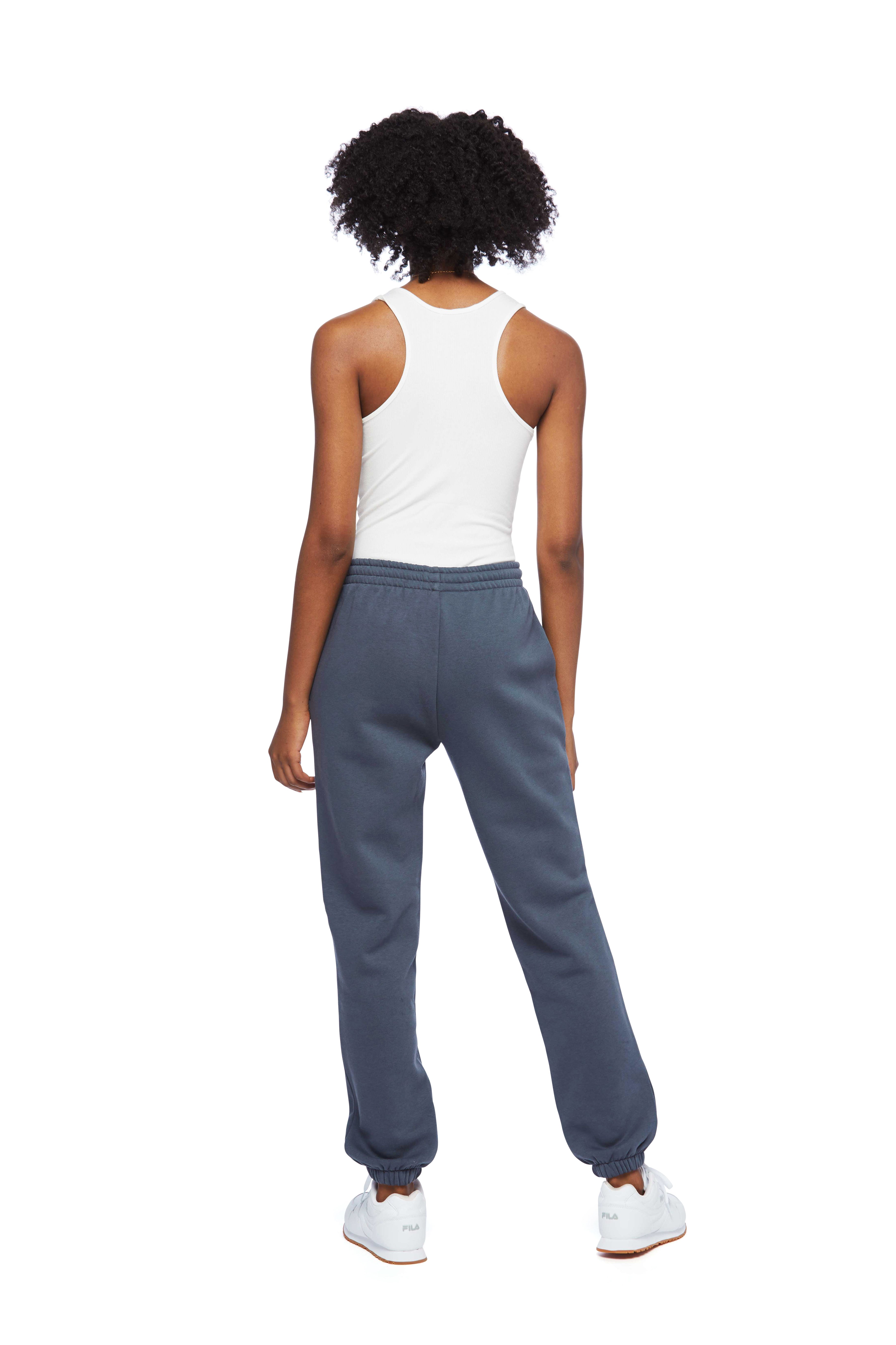 Track Pants with Piping - Dark blue/color-block - Ladies
