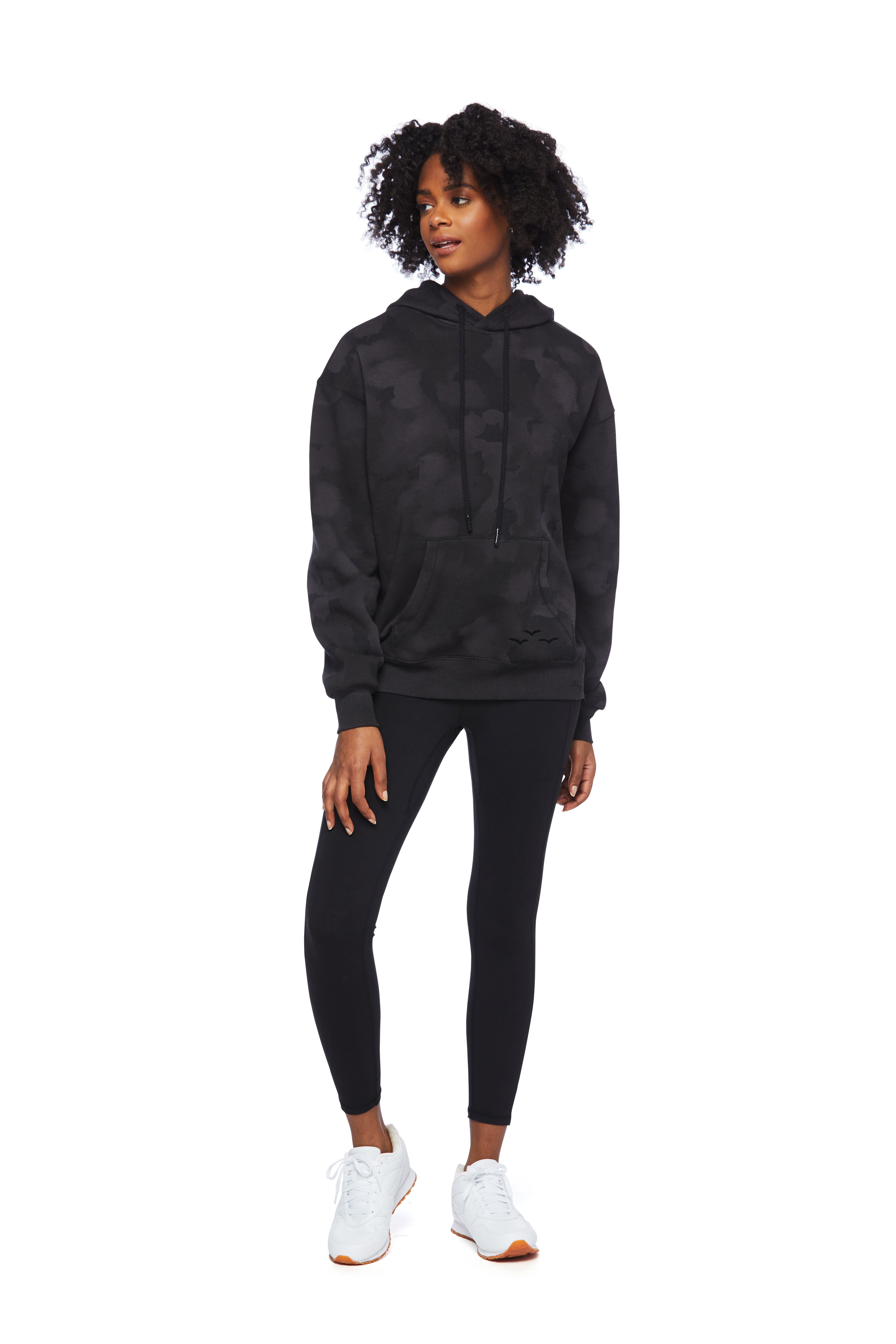 Chloe Relaxed Fit Hoodie in Black Sponge from Lazypants - always a great buy at a reasonable price.