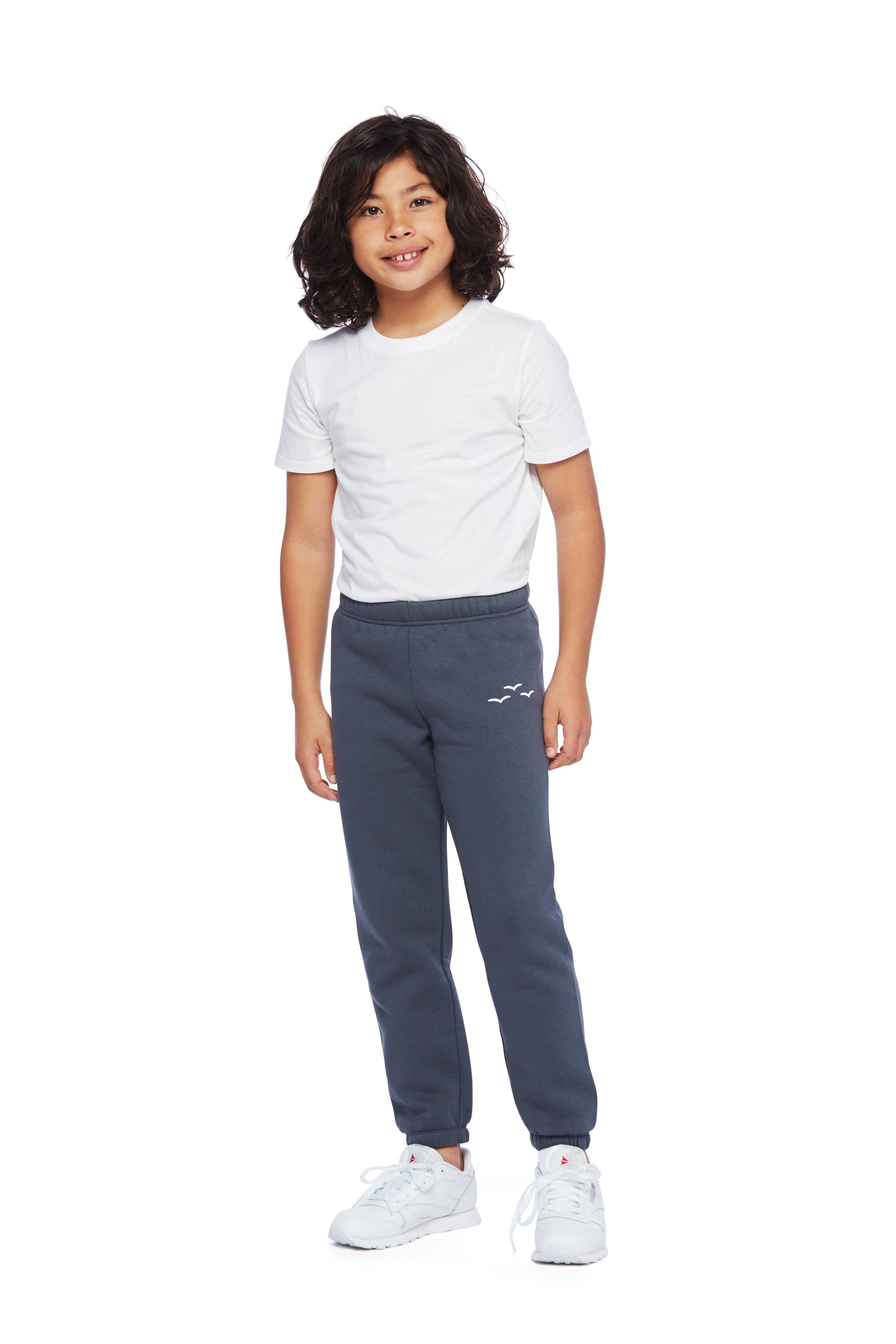 Niki Original kids sweatpants in navy wash from Lazypants - always a great buy at a reasonable price.