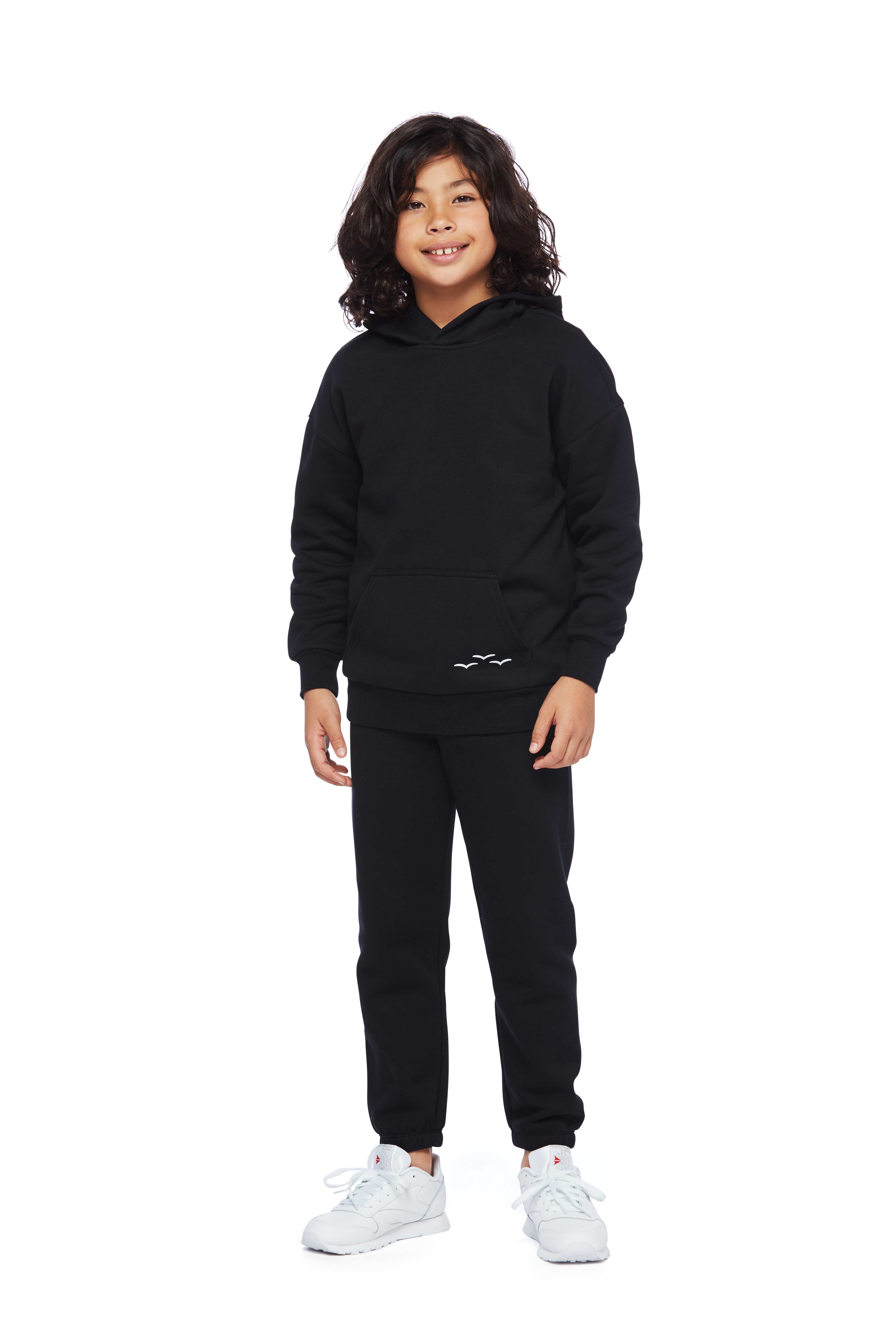 Kids Niki and Cooper fleece set in black from Lazypants - always a great buy at a reasonable price.