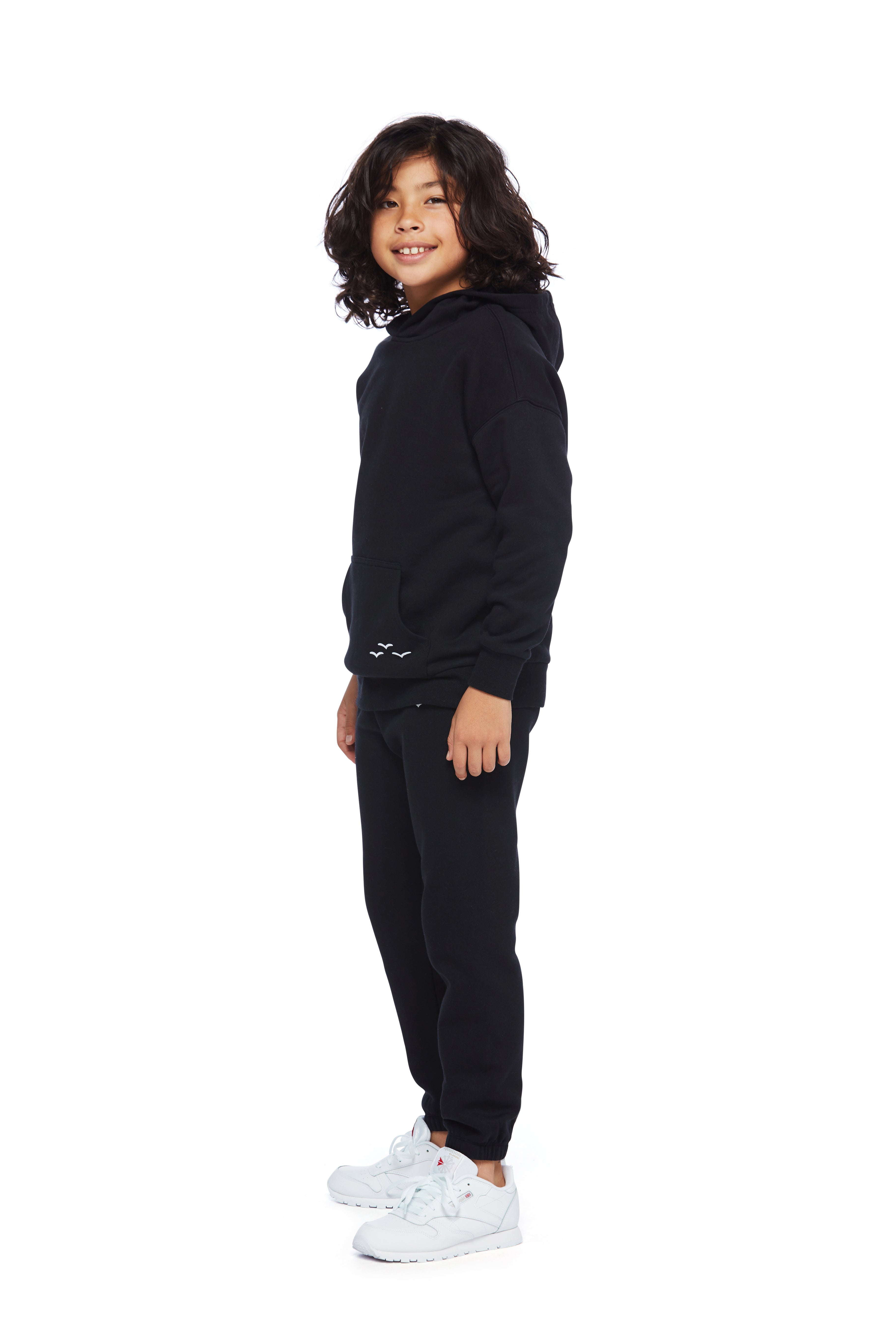 Kids Niki and Cooper fleece set in black from Lazypants - always a great buy at a reasonable price.