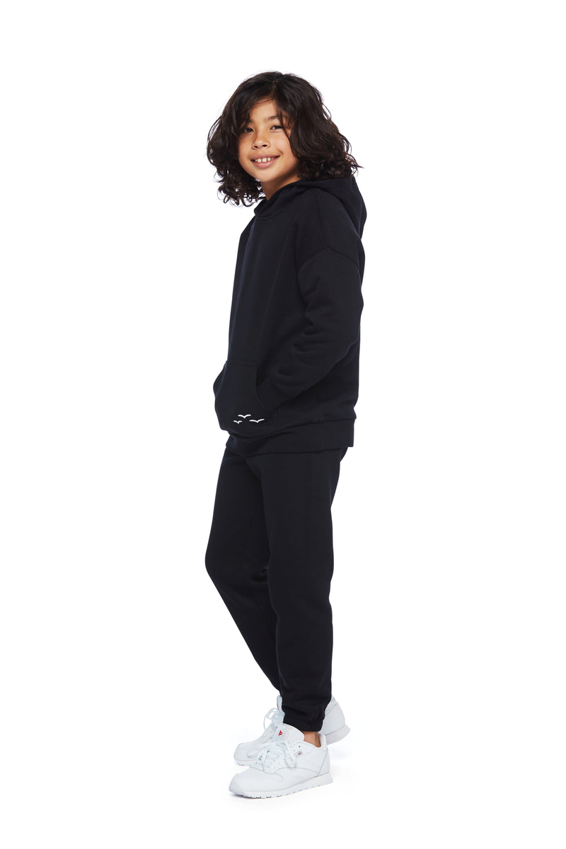 Kids Niki and Cooper fleece set in black from Lazypants - always a great buy at a reasonable price.