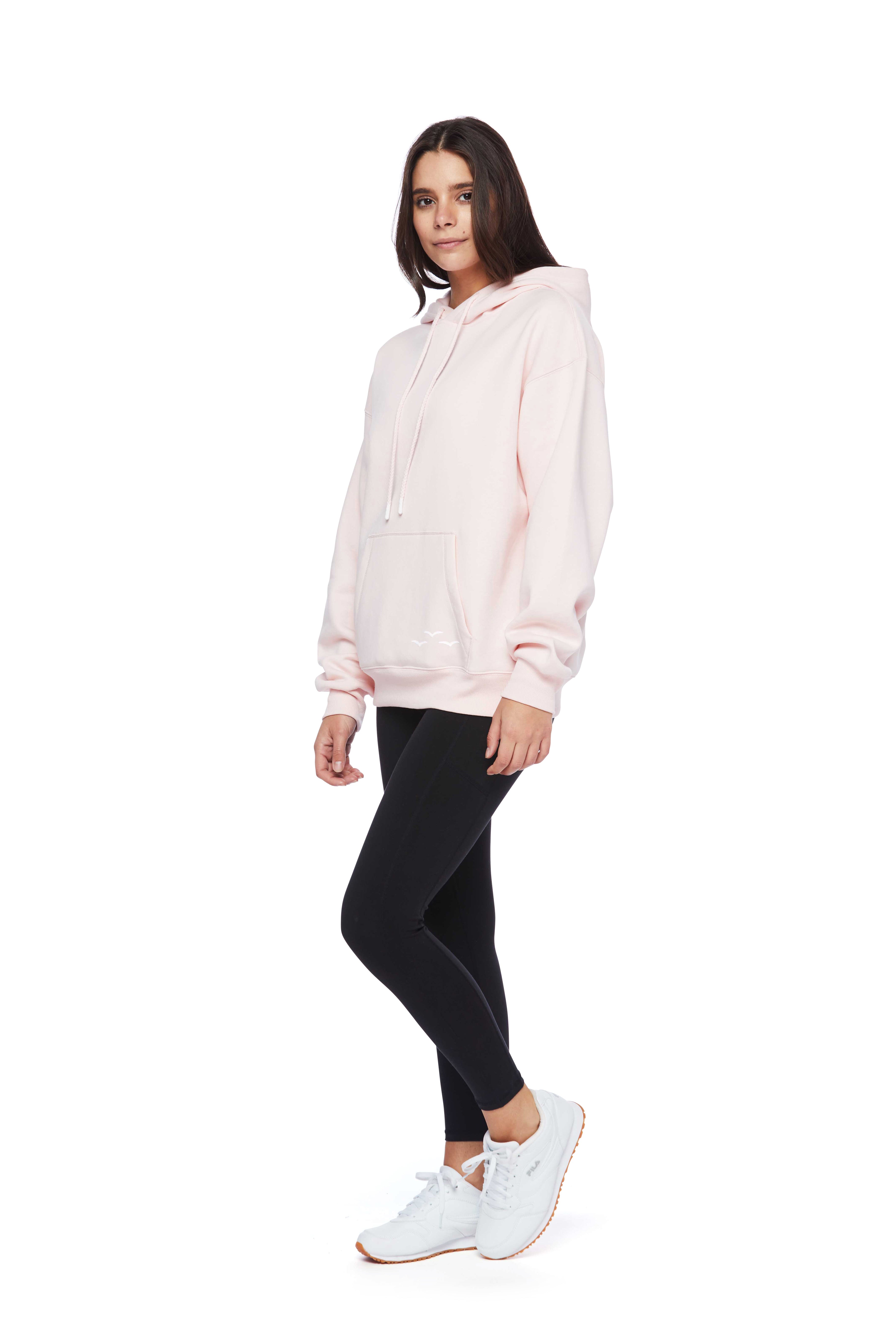 Chloe Relaxed Fit Hoodie in Petal Pink from Lazypants - always a great buy at a reasonable price.
