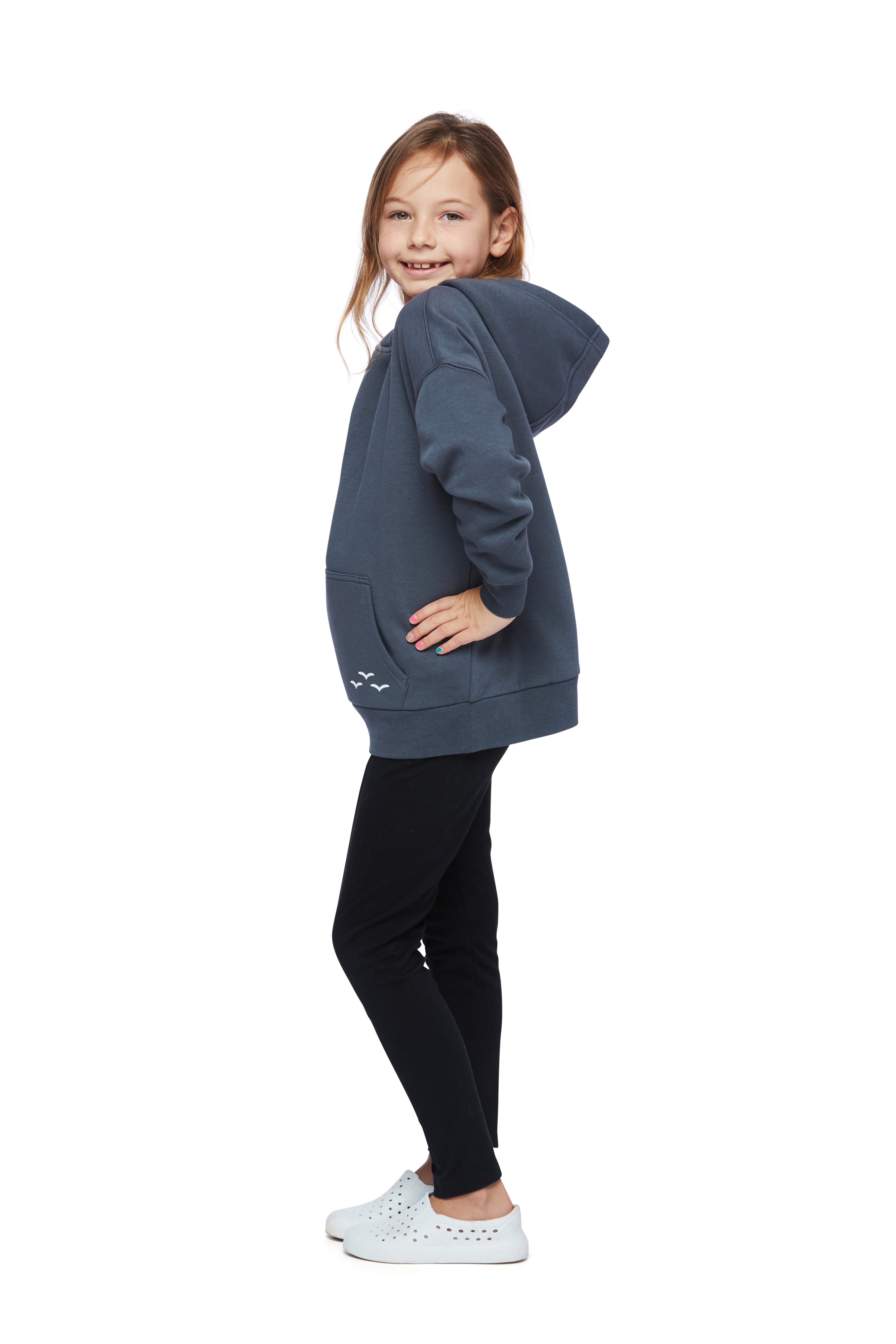 Kids navy cheap hoodie