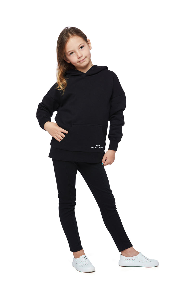 Kids Cooper hoodie in black from Lazypants - always a great buy at a reasonable price.
