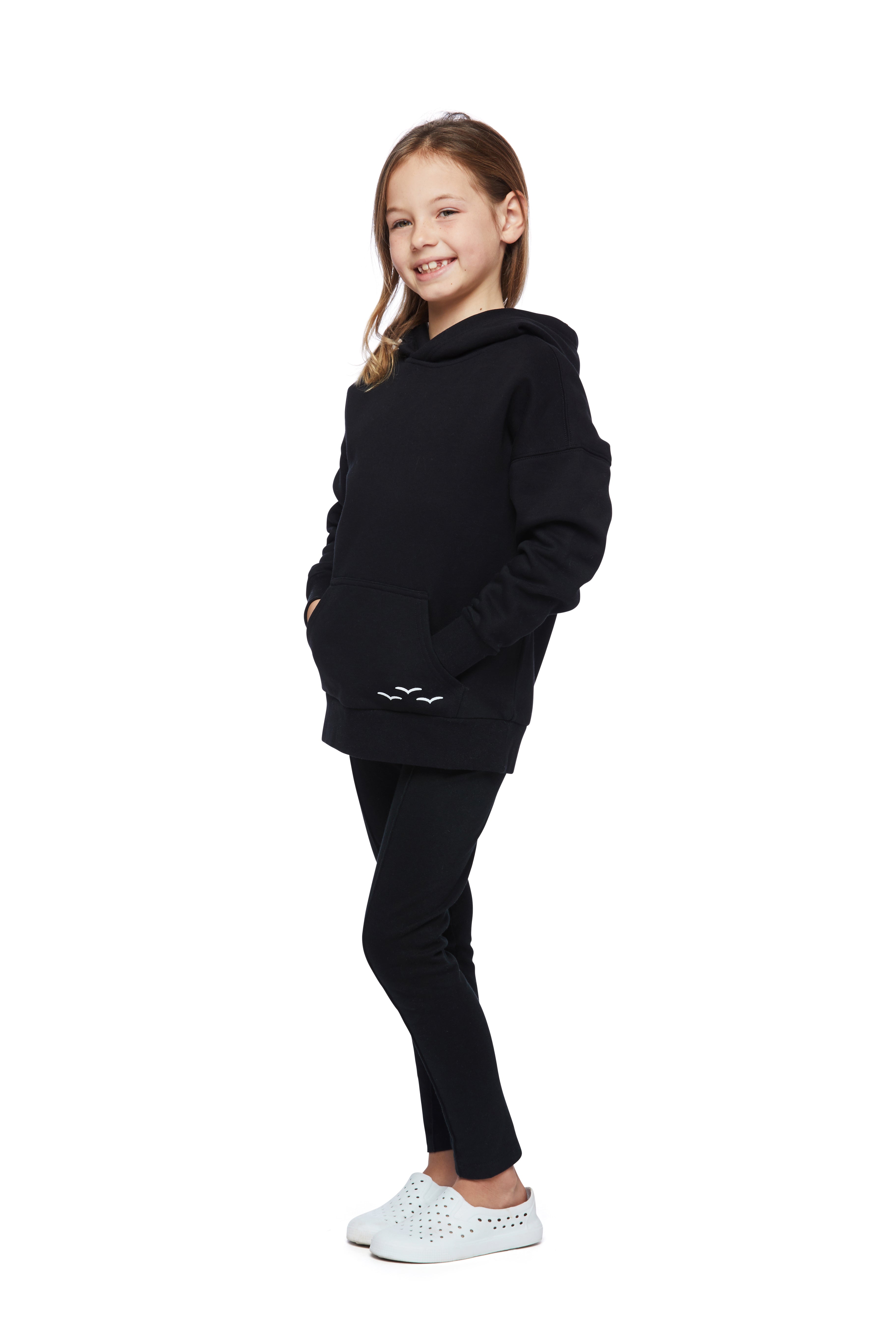 Kids Cooper hoodie in black from Lazypants - always a great buy at a reasonable price.