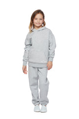 Kids Niki and Cooper fleece set in classic grey from Lazypants - always a great buy at a reasonable price.