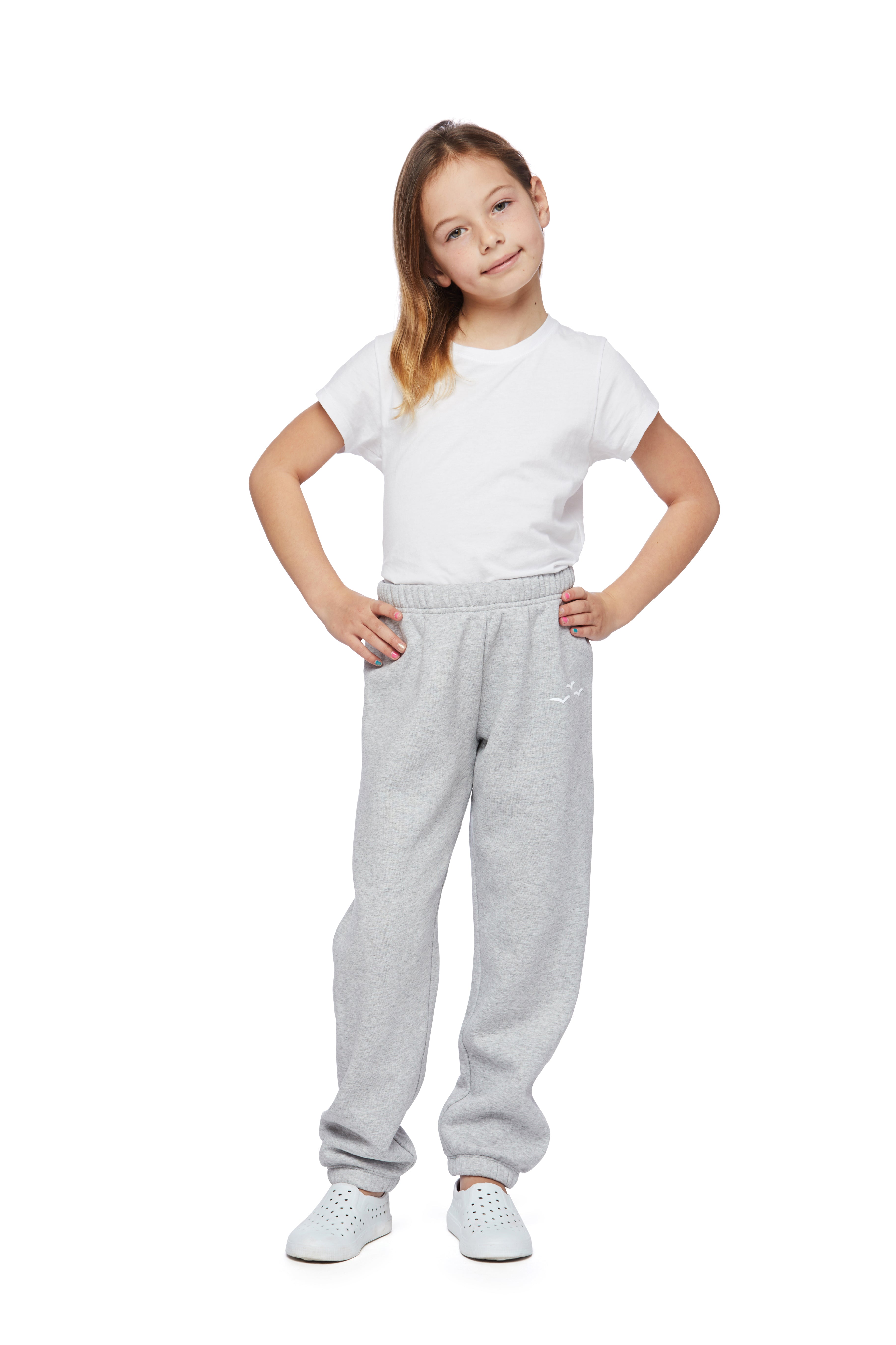 Kids discount white sweatpants