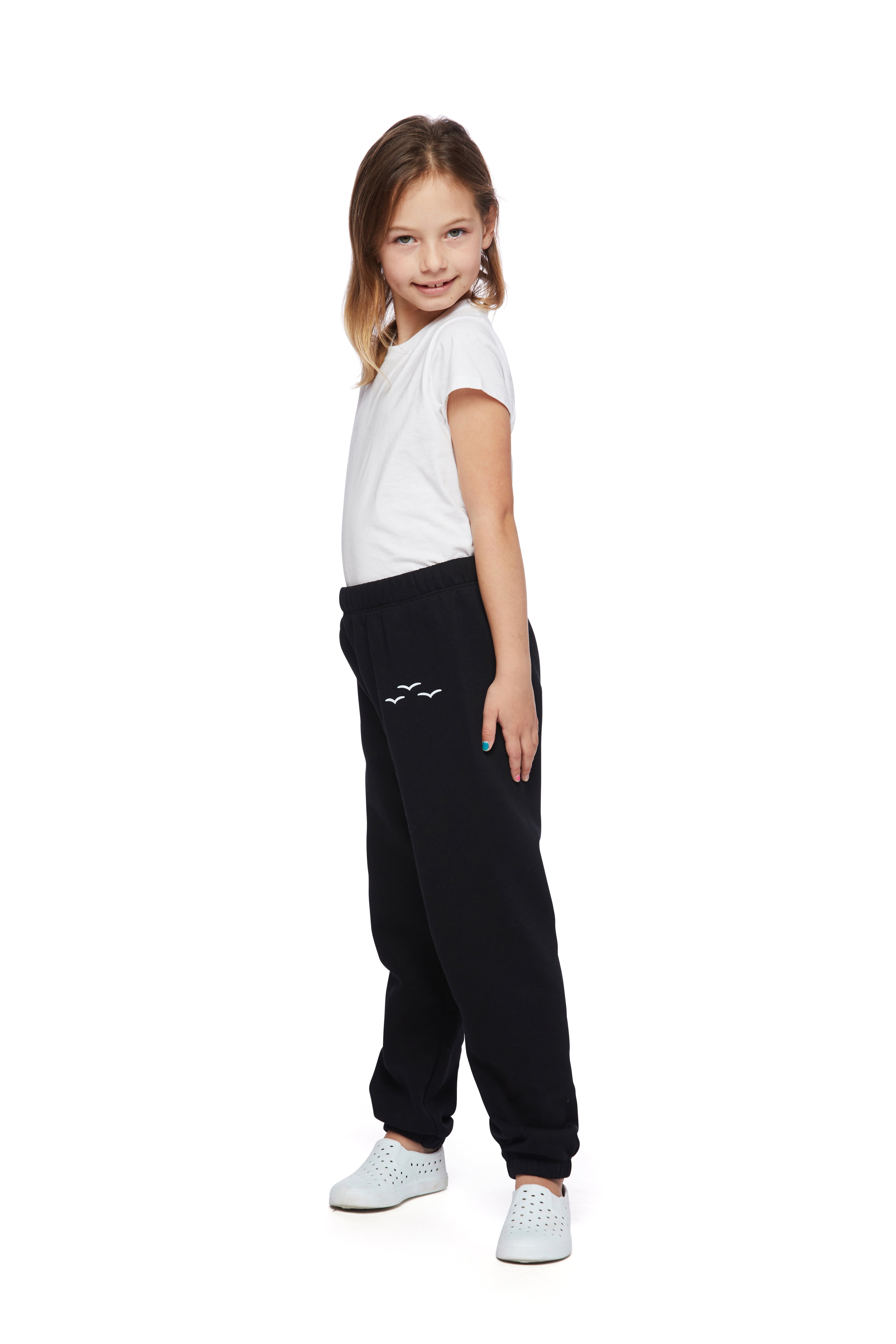 Lazypants Niki Fleece Sweatpants - Girls/Boys - Black - Dancewear